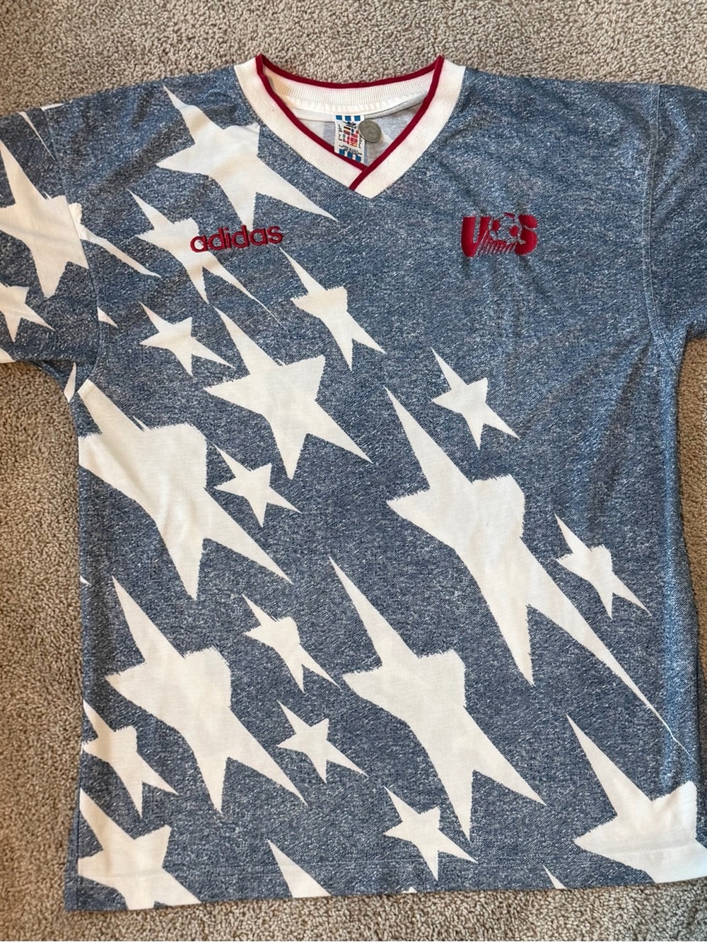 Vintage 1994 USA World Cup Away Adidas Jersey